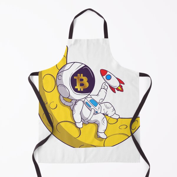 Item preview, bitcoin astronaut at moon designed and sold by AImarioart.