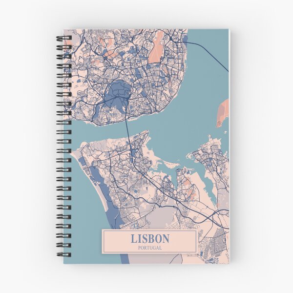 Item preview, Lisbon City Map designed and sold by Peek-Designs.