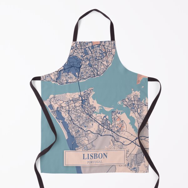 Item preview, Lisbon City Map designed and sold by Peek-Designs.