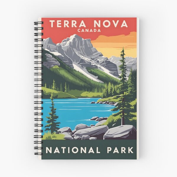Item preview, Terra Nova National Park Canada Vintage Travel Tourism  designed and sold by TravelersGems.
