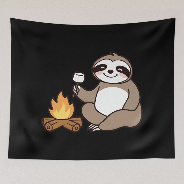 Item preview, Campfire Sloth designed and sold by Getup-clothing.