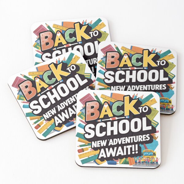 Item preview, Back to school new adventures awaits ! designed and sold by Coollzone.