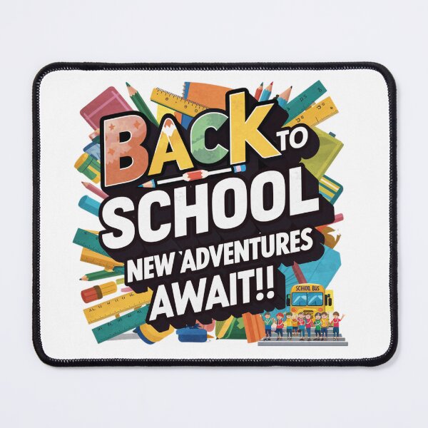 Item preview, Back to school new adventures awaits ! designed and sold by Coollzone.