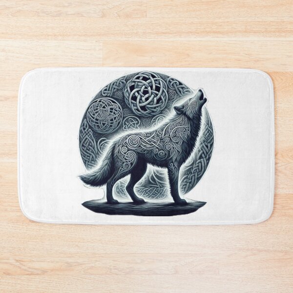Item preview,  Celtic wolf Tribal wolf howling  designed and sold by Expressions-Sel.