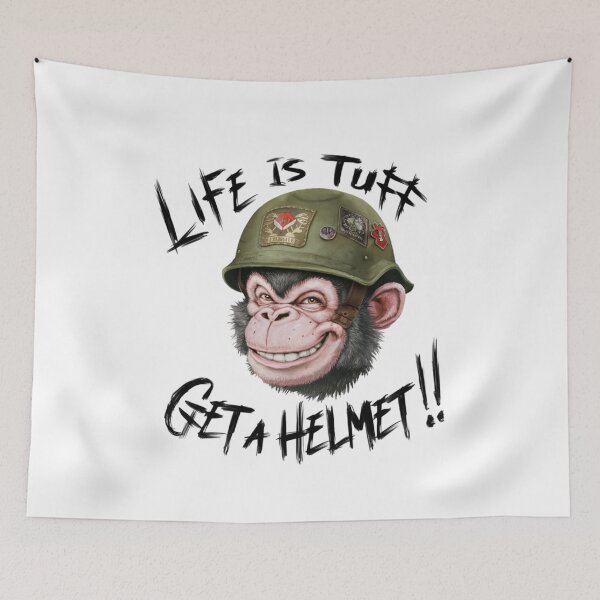 Item preview, Life is tough, Get a Helmet, funnyfits70, Humor, Funny designed and sold by FunnyFits70.
