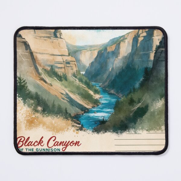 Item preview, Black Canyon Of The Gunnison National Park Postcard Vintage Retro Travel designed and sold by TravelPostcardGems.