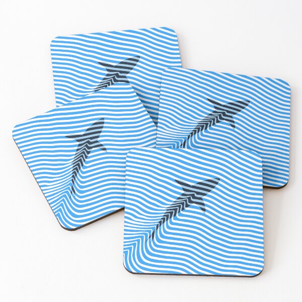 Item preview, Shark Ripples Illustration designed and sold by Hadrianwild.