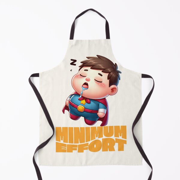 Item preview, Minimum Effort / Lazy Funny Sacrastic Humor Quote Cartoon Gift designed and sold by InkyGenies.