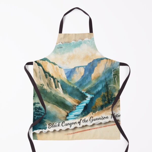 Item preview, Black Canyon Of The Gunnison National Park Postcard Vintage Retro Travel designed and sold by TravelPostcardGems.