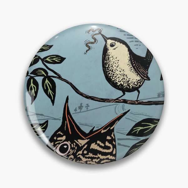 Item preview, Wren and Cuckoo Illustration designed and sold by Hadrianwild.