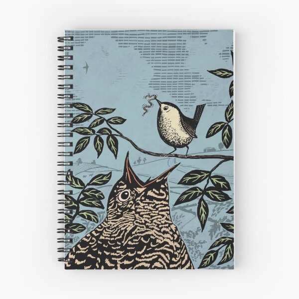 Item preview, Wren and Cuckoo Illustration designed and sold by Hadrianwild.