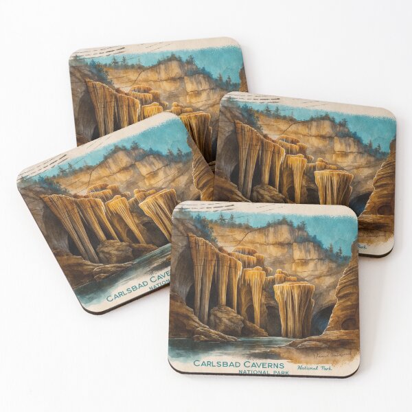 Item preview, Carlsbad Caverns National Park Postcard Vintage Retro Travel designed and sold by TravelPostcardGems.