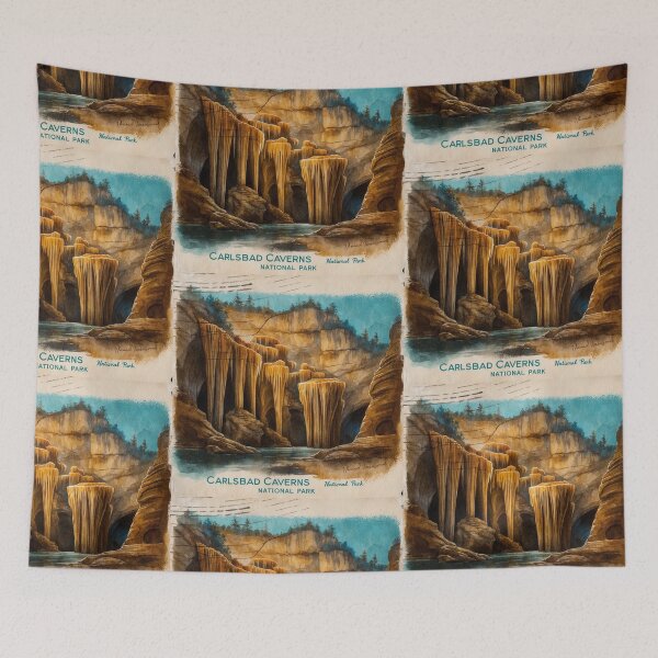 Item preview, Carlsbad Caverns National Park Postcard Vintage Retro Travel designed and sold by TravelPostcardGems.