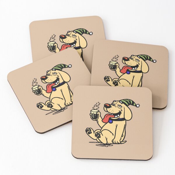 Item preview, Funny Dog Sitting - Fun Design with Soft Pastel Background designed and sold by AstronautMerch.