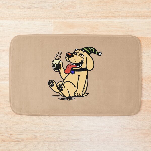 Item preview, Funny Dog Sitting - Fun Design with Soft Pastel Background designed and sold by AstronautMerch.