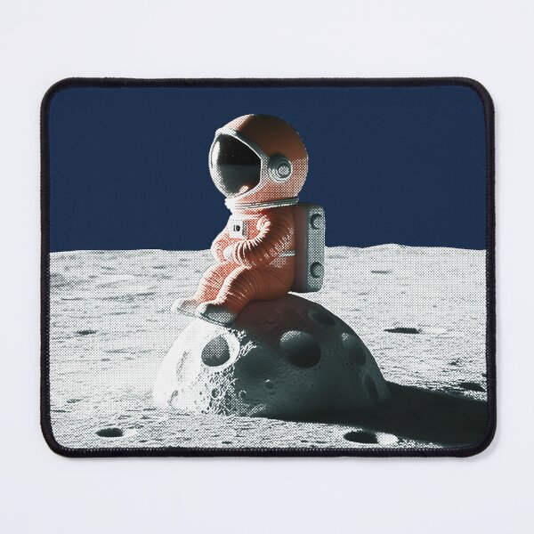 Item preview, little cute astronaut on the moon designed and sold by Time4Space.