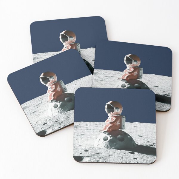 Item preview, little cute astronaut on the moon designed and sold by Time4Space.
