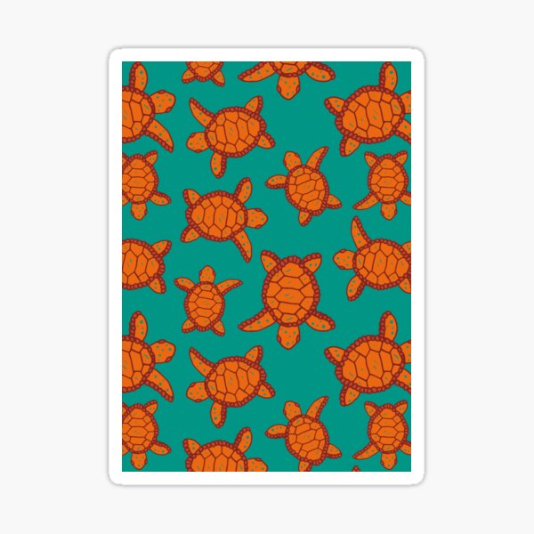 Item preview, Cute Sea Turtles Pattern designed and sold by HotHibiscus.