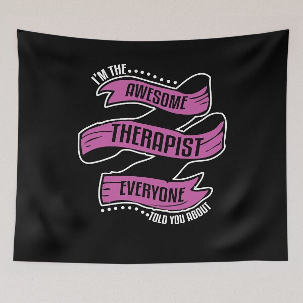 Item preview, I'm The Awesome Therapist designed and sold by Kieran Abbott.