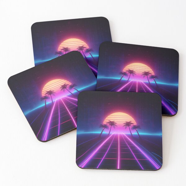 Item preview, Synthwave vivid dream of sunset designed and sold by analogsandpixel.