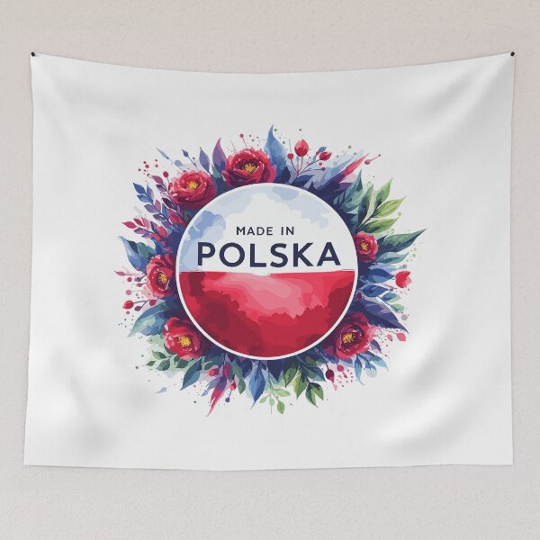 Item preview, Made in Polska Poland Polish red white gift designed and sold by Pineapple-Tree.