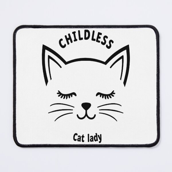 Item preview, Cat Childless Cat Lady For Kamala Election Voting designed and sold by Mosaic-97.