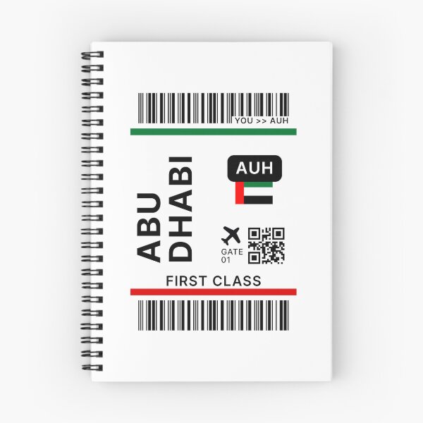 Item preview, Abu Dhabi Flight Ticket Boarding Pass Travel  designed and sold by St3fy.