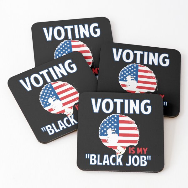 Item preview, Voting is my Black Job election 2024 designed and sold by Colorfulman.