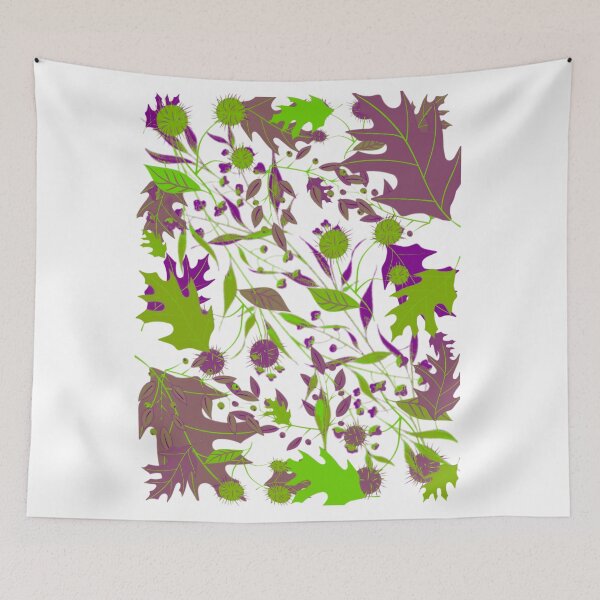 Item preview, Sweet Green Shade Coloured Leaves & Fruits Pattern  designed and sold by Pattern Hub.