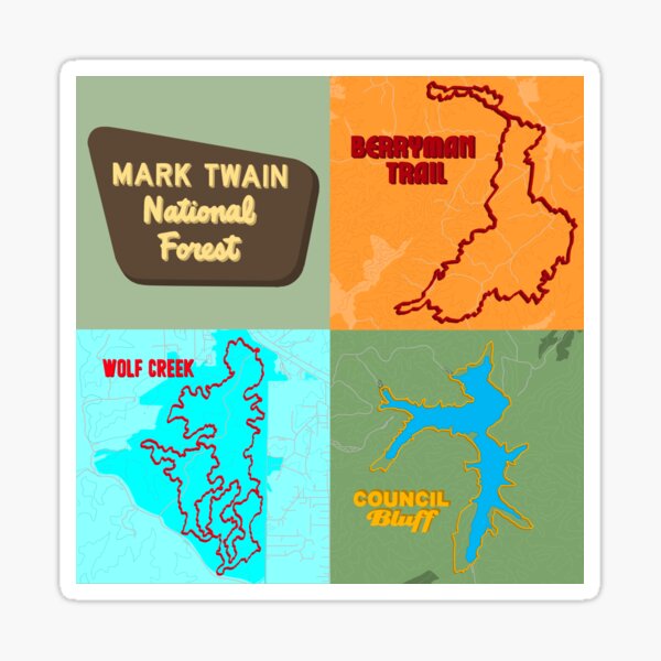 Mark Twain Trails Sticker