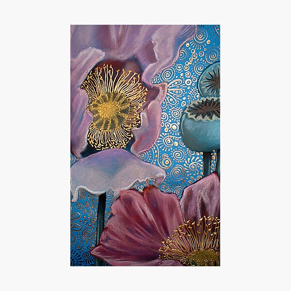 Pink Poppies Photographic Print