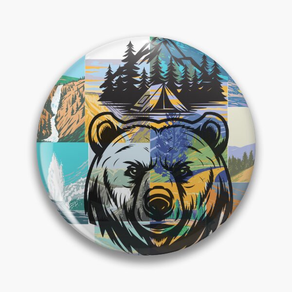 Item preview, camping equipment graphic nature designed and sold by IzaKozera.