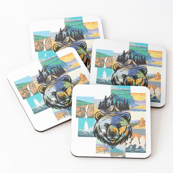 Item preview, camping equipment graphic nature designed and sold by IzaKozera.