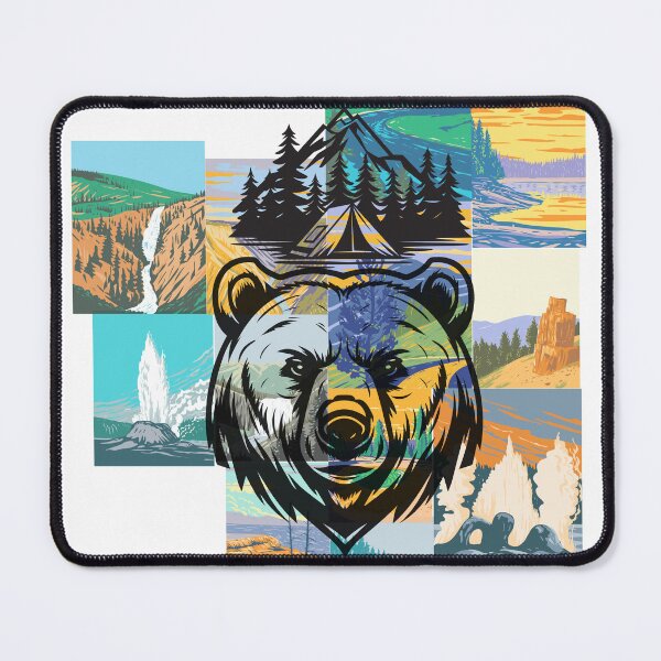 Item preview, camping equipment graphic nature designed and sold by IzaKozera.
