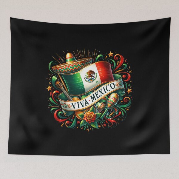 Item preview, Viva México – Vibrant Mexican Independence Day Mariachi Design designed and sold by artedigital99.