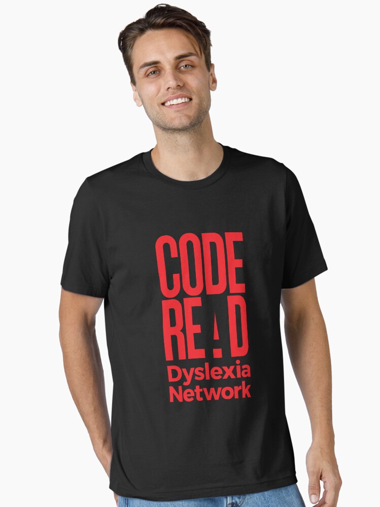 Thumbnail 1 of 7, Essential T-Shirt, Code Read Dyslexia Network designed and sold by CodeRead.