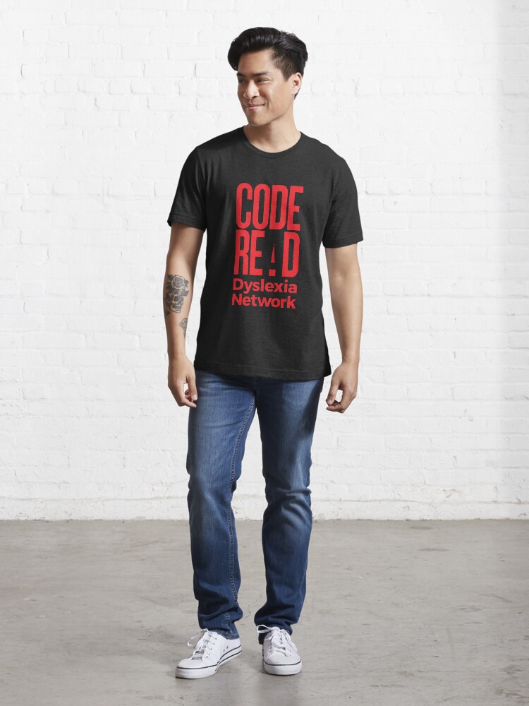 Thumbnail 5 of 7, Essential T-Shirt, Code Read Dyslexia Network designed and sold by CodeRead.