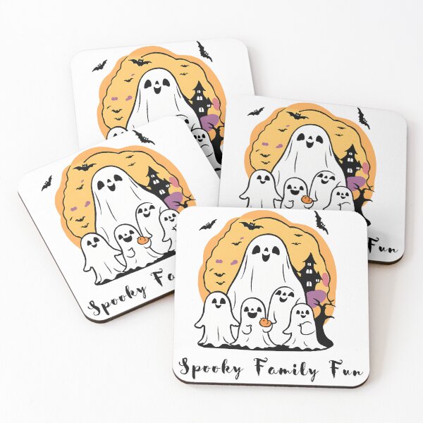 Item preview, Spooky Family Fun - Halloween Spirit - Ghost Tee Design designed and sold by RosmeralisShop.