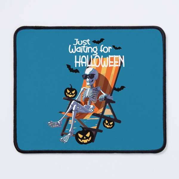 Item preview, Just waiting for the Halloween Skeleton Spooky Vibe Summer  designed and sold by Colorfulman.