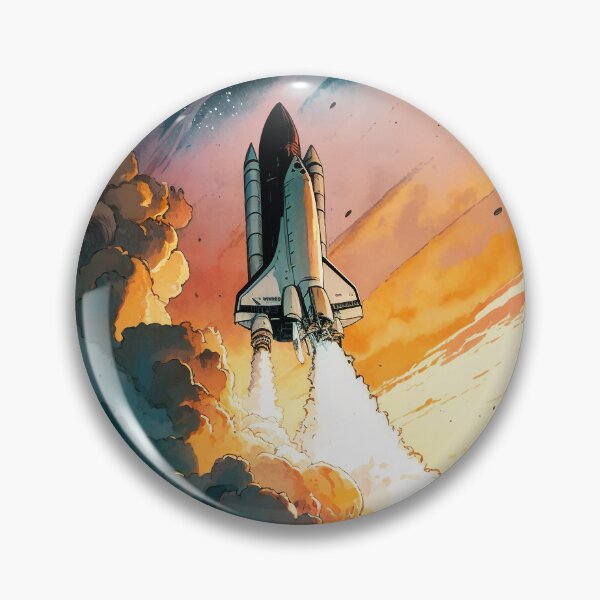 Item preview,  RETRO Space Shuttle  designed and sold by CleverCulture.