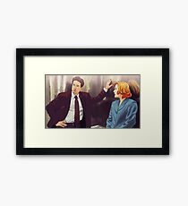 X files ghost in the machine elevator by Mimie Framed Print