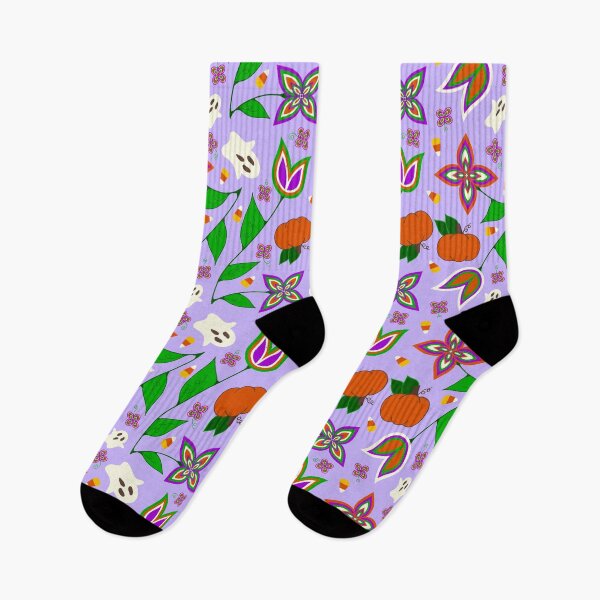 Item preview, Purple Halloween Floral designed and sold by Niibidoon.