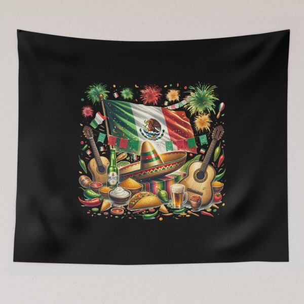 Item preview, Viva México – Festive Mariachi Design for T-Shirts, Stickers, Mugs & More designed and sold by artedigital99.