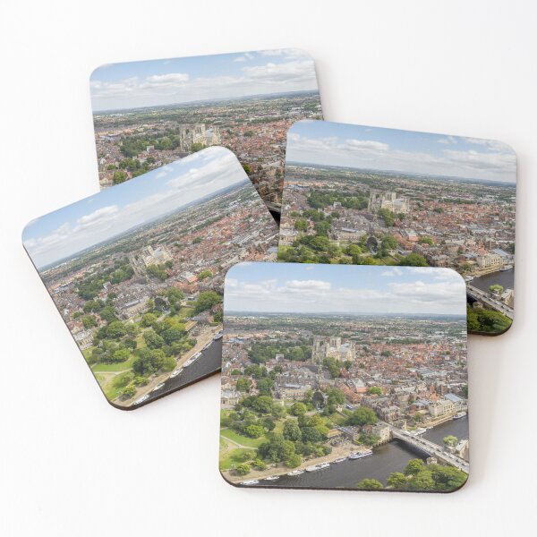 Item preview, York Yorkshire England UK Panoramic Aerial View Cityscape designed and sold by skyfilming.