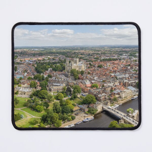 Item preview, York Yorkshire England UK Panoramic Aerial View Cityscape designed and sold by skyfilming.