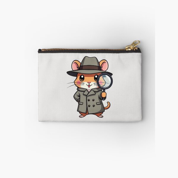 Item preview, Detective Chibi  Hamster on the Case designed and sold by BlissfulPrintz.