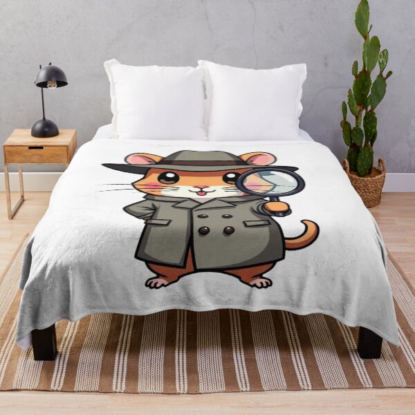 Item preview, Detective Chibi Hamster on the Case designed and sold by BlissfulPrintz.