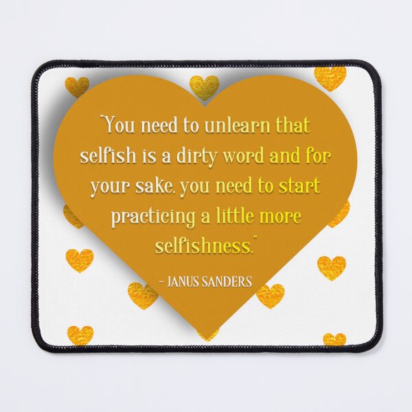 Item preview, Sanders Sides, Remus Sanders quote: Selfishness designed and sold by Shirleydocious.