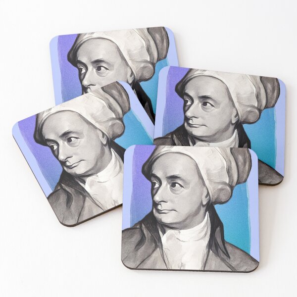 Item preview, English Poet William Cowper - blue - illustration  designed and sold by Litstoy.