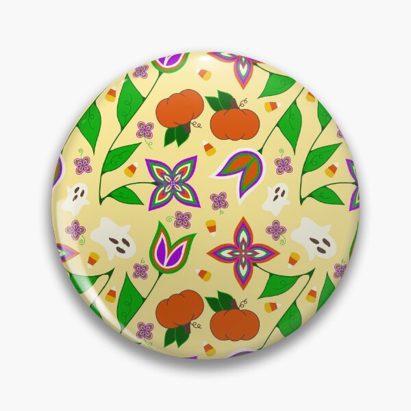Item preview, Yellow Halloween Floral designed and sold by Niibidoon.